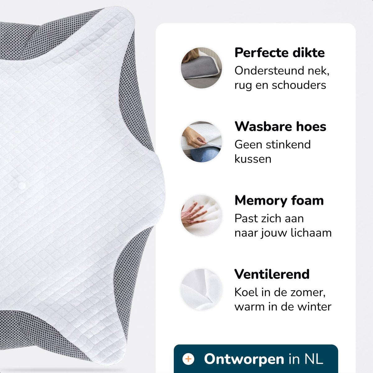 Snoozity Relief™ Steunkussen